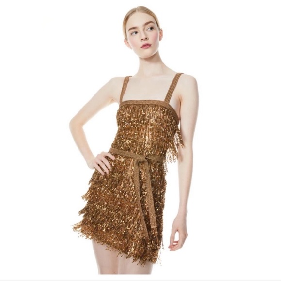 ALICE + OLIVIA Sonja Sequin Mini Dress - Picture 8 of 15